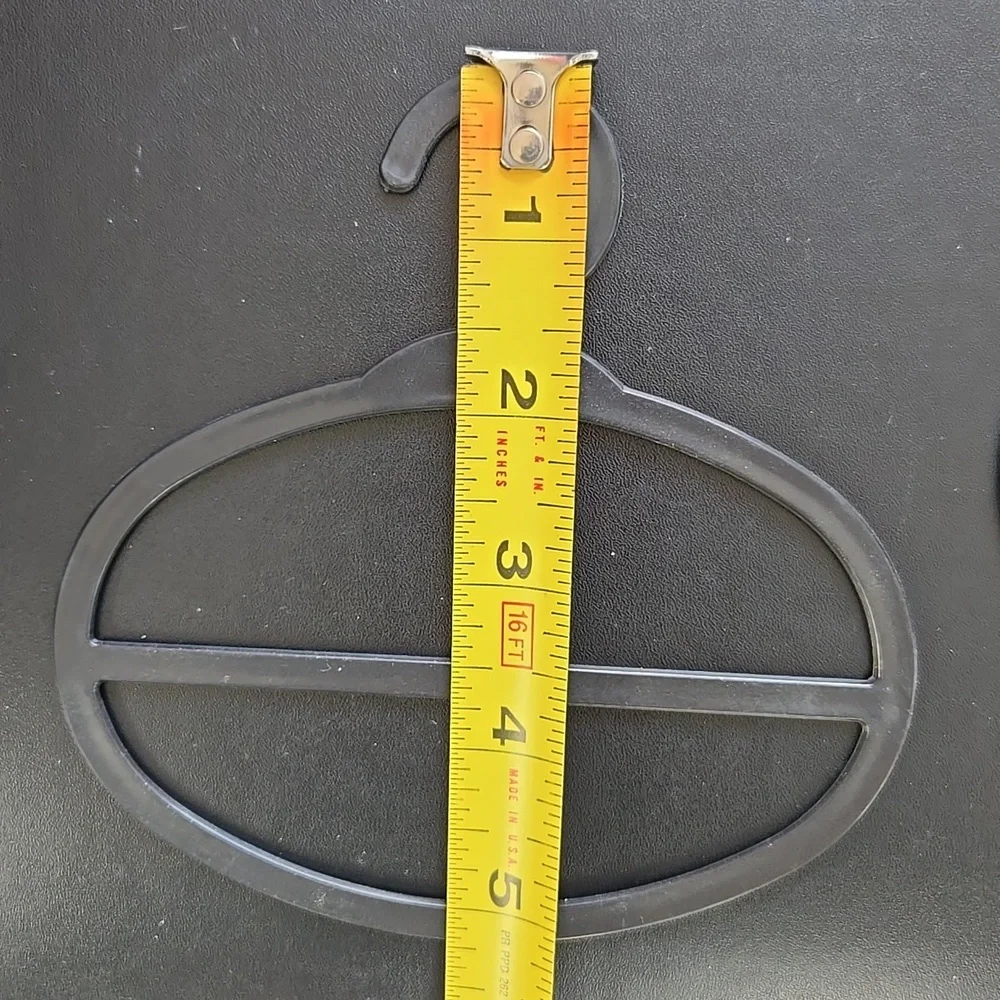 (4) Black Plastic Scarf Accessories Hangers